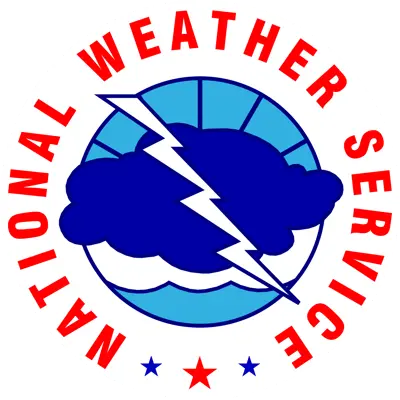 National Weather Service logo.
