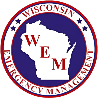 Wisconsin Emergency Management logo.