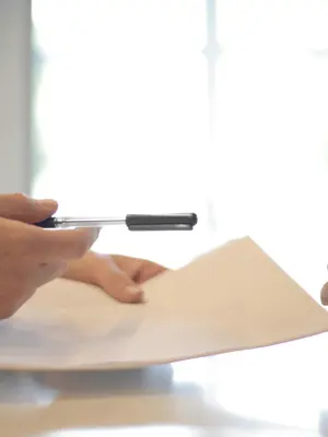 Signing a Contract