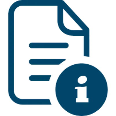 paper with information symbol