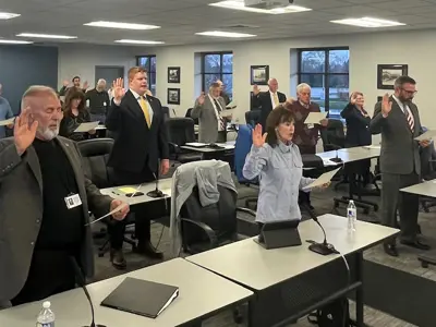 County Board Taking the Oath of Office