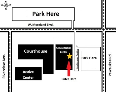 Parking with new entrance