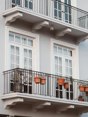 Exterior of Apartment Building