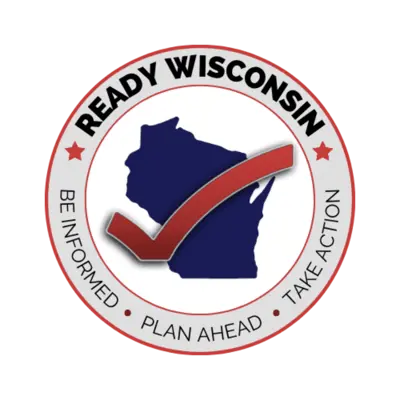 Ready Wisconsin logo.